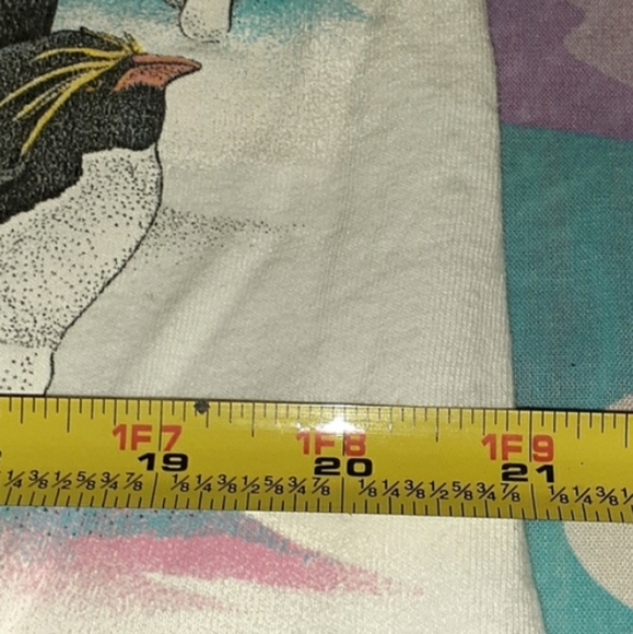 1992 Penguins Detroit Zoo Vintage Shirt Tee 90s - Picture 7 of 8